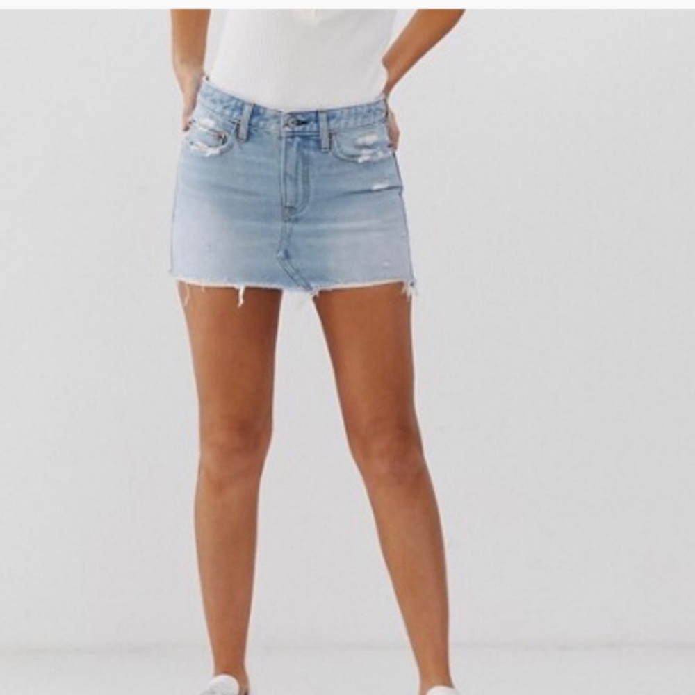 Abercrombie jean skirt